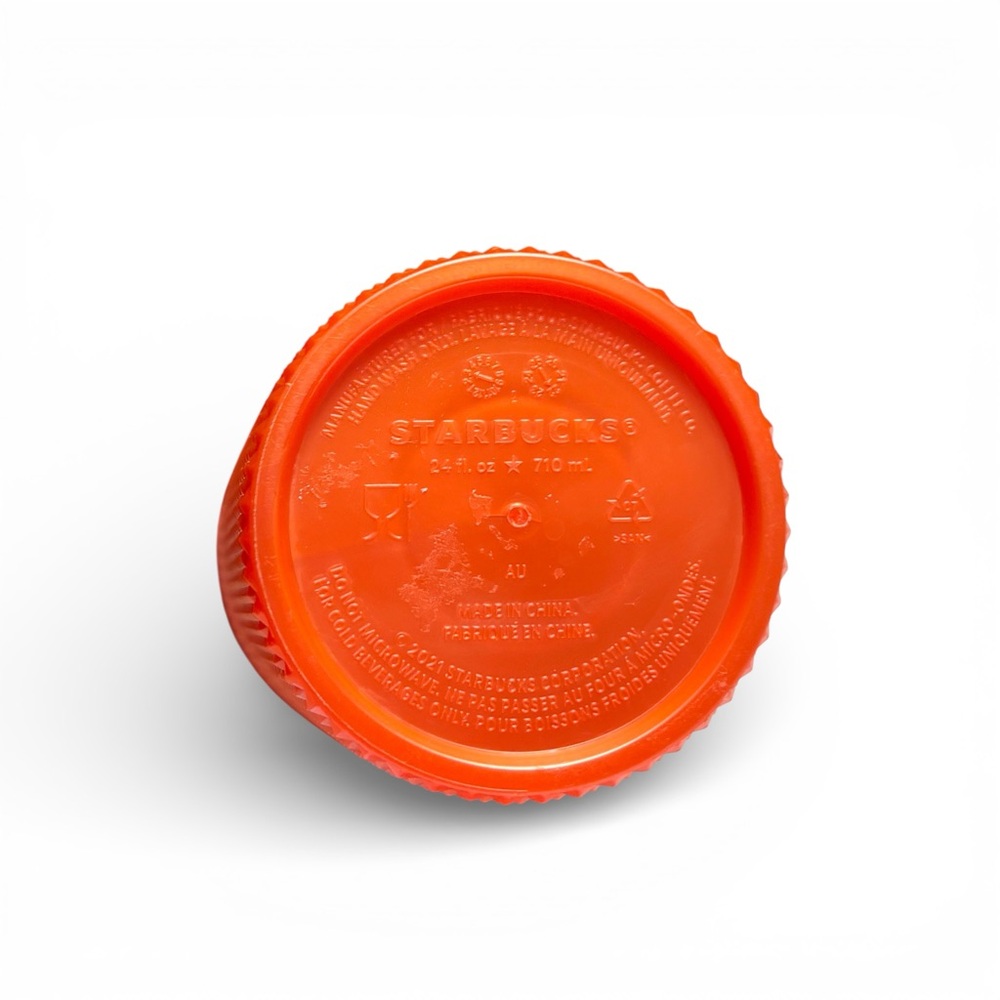 Starbucks Venti Size Orange Studded Tumbler, 2022 Collectible - Picture 5 of 5